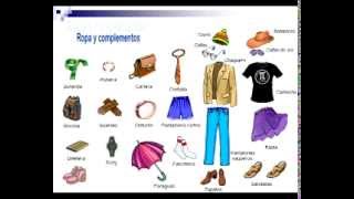 Spanish Vocabulary Clothes and Accessories [upl. by Aruam]