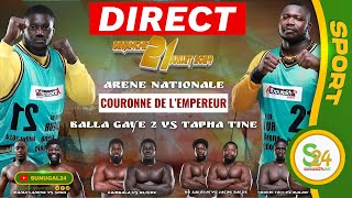 Direct  Suivez gratuitement le Combat Tapha Tine vs Balla Gaye 2 [upl. by Annel34]