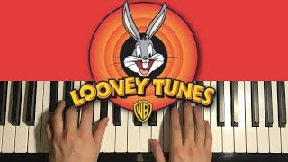 Looney Tunes Theme Song Piano Tutorial Lesson [upl. by Gennifer]