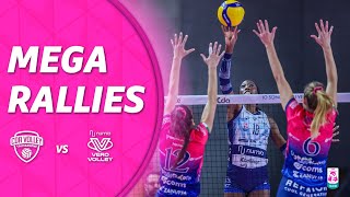 MEGA RALLIES of the match Talmassons  Milano  Serie A1 Tigotà 2425  Lega Volley Femminile [upl. by Peers]