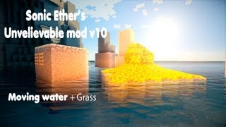 Minecraft Extreme Realistic Shader  Sonic Ethers Unbelievable Mod V10 [upl. by Mommy]