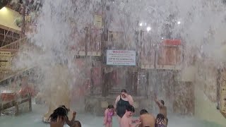 Playing in water park at The Wilderness of the Dells [upl. by Ahseinat401]