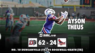 CADEN DURHAMS 5 TDS PUSH DUNCANVILLE BY ROCKWALLHEATH TO ADVANCE THROUGH PLAYOFFS 🏈 [upl. by Lemak]