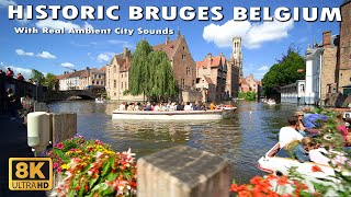 Historic Bruges Belgium 8K [upl. by Callahan583]