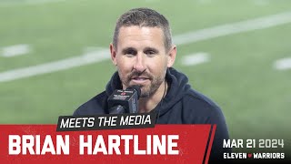 Brian Hartline discusses Ohio States 2024 WR room Jeremiah Smith Brandon Inniss [upl. by Blatt]