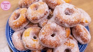 DONUTS CASEIROS  ROSQUINHAS CASEIRAS  RECEITA ECONOMICA  MUITO MACIO  RECEITAS DA CRIS [upl. by Milas]