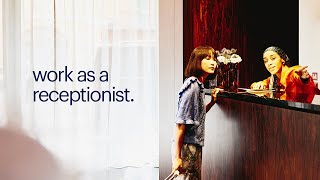 what is it like to work as a receptionist  Randstad USA [upl. by Nicram]