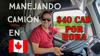 Conviertete en camionero en Canadá y gana hasta 40 dolares por hora [upl. by Dorsey320]