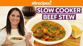 How to Make Slow Cooker Beef Stew  Get Cookin  Allrecipes [upl. by Redmund]