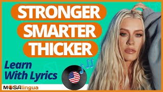 Learn English with Christina Aguilera Comparatives [upl. by Zildjian]