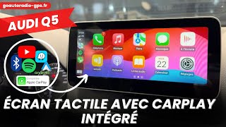 Autoradio Android pour Audi Q5 avec CarPlay et Android auto intégrés [upl. by Alleuqahs]