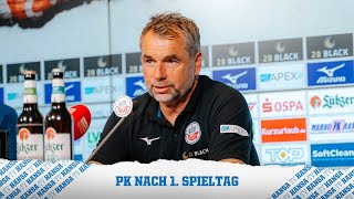 💬 PK nach dem Spiel FC Hansa Rostock vs VfB Stuttgart II  3 Liga⚽ [upl. by Sidnee]