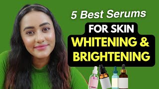 5 Best SERUMS for SKIN WHITENING amp BRIGHTENING see visible results in 2 weeksBest serums clear skin [upl. by Tavey]