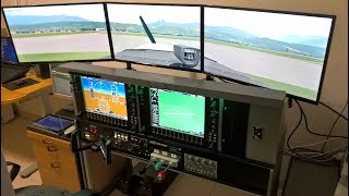 Flight Simulator Cockpit XPlane Cessna Skyhawk 172SP NAV III G1000 [upl. by Selie]