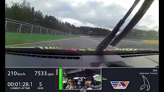 RN 1 Onboard video SPA PORSCHE 992 GT3 CUP 0230721 [upl. by Caasi476]