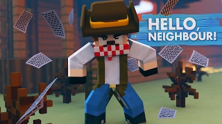 Minecraft Baby Hello Neighbour  THE NEIGHBOUR WANTS A DUEL [upl. by Ecarg]