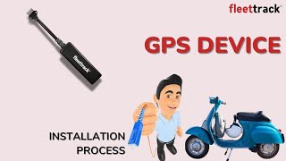 Wired GPS Tracker installation process  Fleettrack GPS  GPS Tracker [upl. by Ynobe]