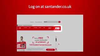 Santander Online Banking – how to log on [upl. by Livvie]