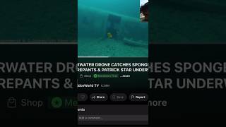 Underwater drone catches SpongeBob SquarePants and Patrick star in real life [upl. by Merrick141]