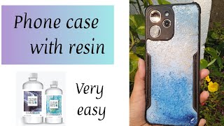 how to make resin back covermake resin back cover in easiest waymy first resin art😀 ration 🎨🎭art [upl. by Arada]