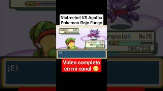 Victreebel VS Agatha  Pokemon Rojo Fuego yoenpokemon pokemon pokemonblancoynegro [upl. by Meggi]