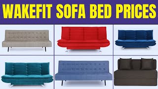 Wakefit Sofa Bed Prices 2024 in India  Sleeper Sofa Folding Sofa Flipper Sofa Designs [upl. by Rock]