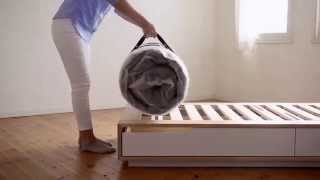 Tips amp Ideas How RollPacked Mattresses Work  IKEA Australia [upl. by Sitoeht490]