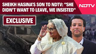 Bangladesh Live Updates  Sheikh Hasinas Son To NDTV quotShe Didnt Want To Leave We Insistedquot [upl. by Margi676]