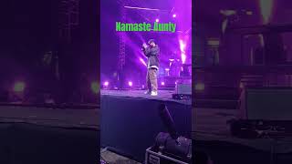 Namaste Aunty  Hola Amigo  KRNA live performance  krsna show Shorts [upl. by Adgam]