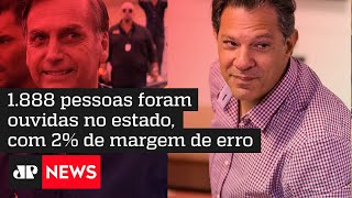 Paraná Pesquisas Bolsonaro lidera em SP e Haddad está em 1º para governador [upl. by Artiek]