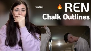 American Mom Reacts to REN ft Chinchilla  Chalk Outlines Live [upl. by Girardo]