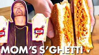 Eminem Sghetti Sandwich Recipe from quotMoms Spaghettiquot Restaurant [upl. by Fried274]