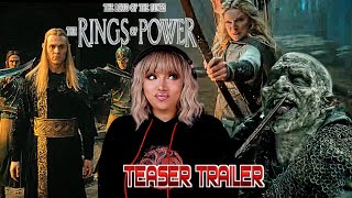 The Lord of The Rings The Rings of Power  Official Teaser Trailer Reaction  Prime Video [upl. by Anpas384]