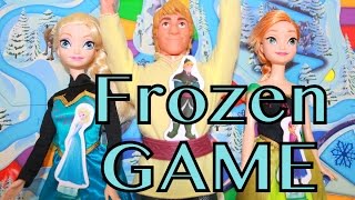 Frozen Elsa amp Anna SURPRISE SLIDES Toy Game Arendelle [upl. by Babara]