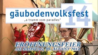 Straubinger Gäubodenvolksfest Eröffnung 2014 [upl. by Nire]