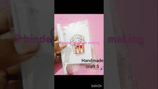 lets make 3 binder notebook 🌹🥀😃sorts youtubeshorts foryou papercrafts [upl. by Bohun]