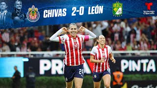 Highlights amp Goles  Chivas Femenil vs León Femenil 20  Telemundo Deportes [upl. by Adniram]