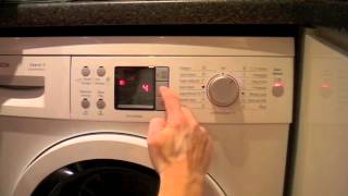 Bosch Exxcel washing machine turn off beeping alarm [upl. by Ireg373]