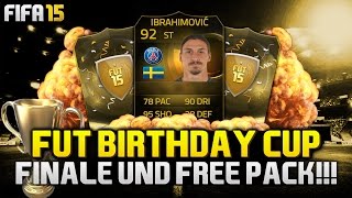 FIFA 15 ULTIMATE TEAM  FUT BIRTHDAY CUP FINALE  FUT FREE PACK GERMANDEUTSCH [upl. by Armilla]