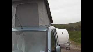 Fiat Doblo Camper Elevating Roof [upl. by Cooe987]