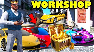 Franklin Bring Legendary Edition GTR And Ultra Luxury Rare Cars In His Workshop GTA 5 [upl. by Susie253]