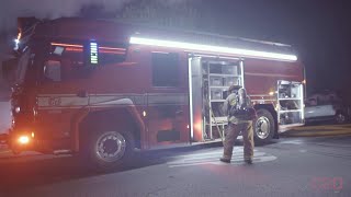 EV Fire Engine Handles RV Fire  C20 Clips [upl. by Adnima]