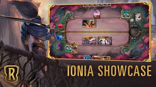 Ionia Region Showcase  Gameplay  Legends of Runeterra [upl. by Sirad85]