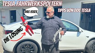 Dein Tesla Fahrwerk poltert was tun Hier seht ihr die Lösung für Model 3 und Model Y [upl. by Hassi]