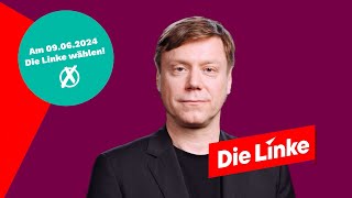 Gerechtigkeit geht nurmitlinks Am 9 Juni Die Linke wählen [upl. by Llednahc]