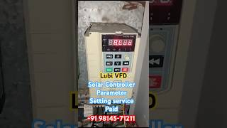 Lubi Solar Controller Parameter error ALuo  EOC1 Eoc2 Eoc3 Eoc4 ALLd Solution service [upl. by Melisse]