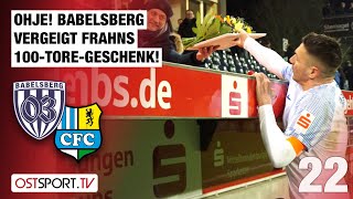 Babelsberg vergeigt Frahns 100ToreGeschenk Babelsberg 03  Chemnitzer FC  Regionalliga Nordost [upl. by Rima205]