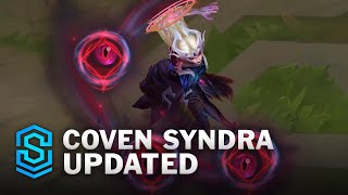 UPDATED Coven Syndra Skin Spotlight  PreRelease  PBE Preview  League of Legends [upl. by Elisa]