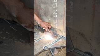 Build a new loader bucket  The support box welding weldingshorts stickweldingskills [upl. by Babbie]