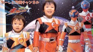 【なりきり】宇宙戦隊キュウレンジャー！シアターGロッソでフェイスペイントやヒーロー写真館 握手会へ参加して来た♪ [upl. by Sidonie]